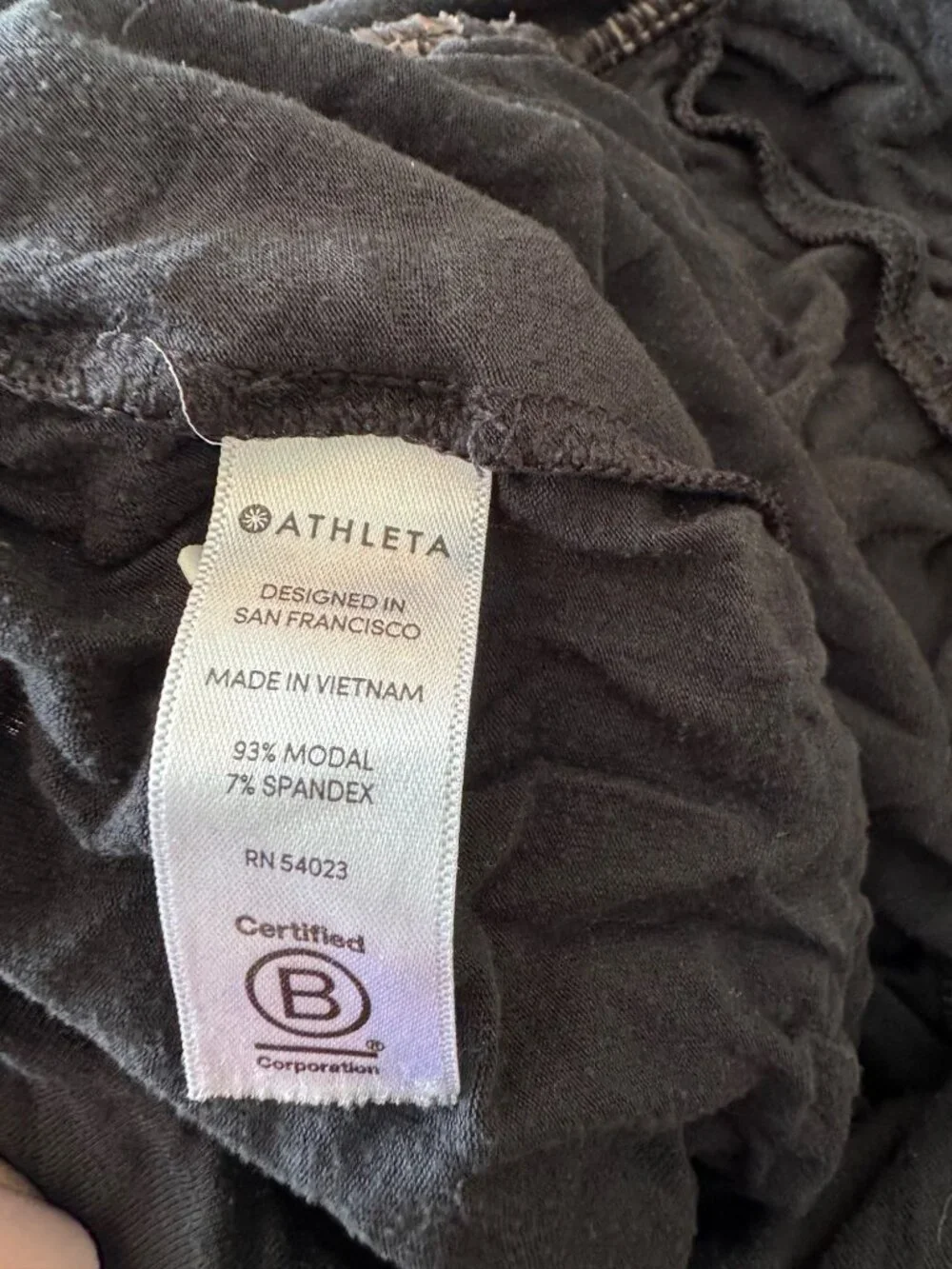 Athleta Black Studio Jogger Yoga Style Activewear Pants 446680 Large Comfort - Picture 9 of 11